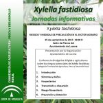 Jornadas informativas Xylella fastidiosa. Riesgos y Medidas de precaución en el sector Agrario